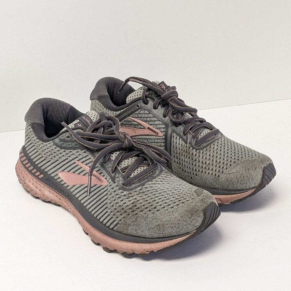 Brooks Adrenaline GTS 20 Running Shoes, Grey, Women's 9 M